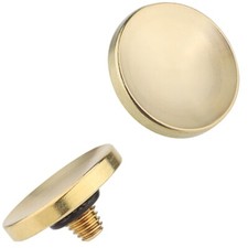 Haoge 12mm Metal Shutter Release Button for Fujifilm XT5 X-Pro3 XT50 Golden