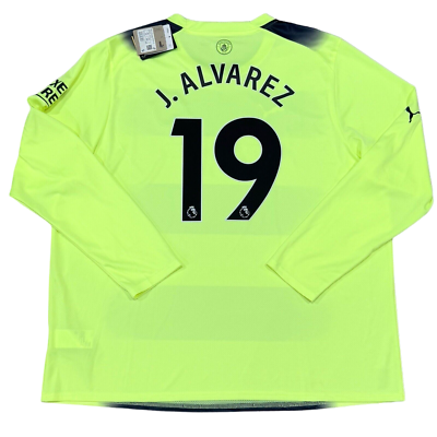 2022/23 Manchester City Third Jersey #19 J. ALVAREZ 3XL Puma Long