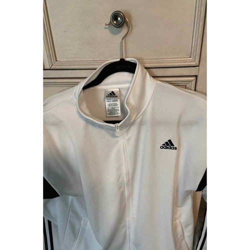 Nwt boys/teen Adidas white track jacket 18/20 - Picture 2 of 7