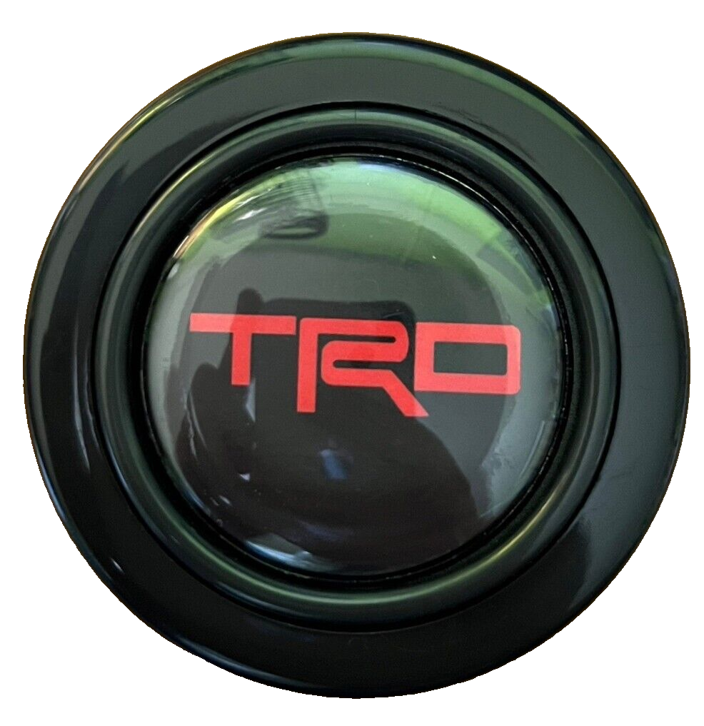 NEW Red TRD JDM Horn Button for SPARCO OMP MOMO NARDI steering