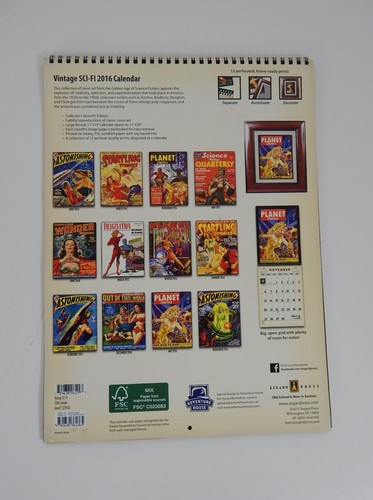 Planet Stories Calendar 2016 7th Edition - Picture 2 of 5