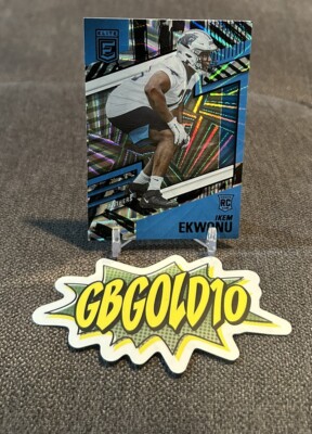 IKEM EKWONU 2022 DONRUSS ELITE ROOKIE RC RAZZLE DAZZLE SSP!