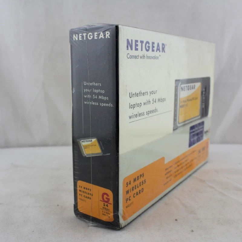 New in Package Netgear wg511vcna 54 MBPS Wireless G PC Card Wifi Network - Image 3 of 4