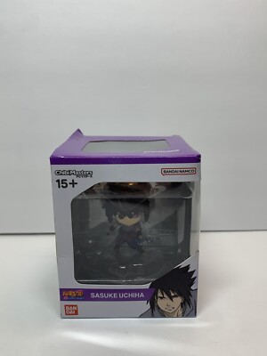 Naruto Shippuden Sasuke Uchiha Chibi Masters Figure by Bandai Namco (Wave 2) NIB