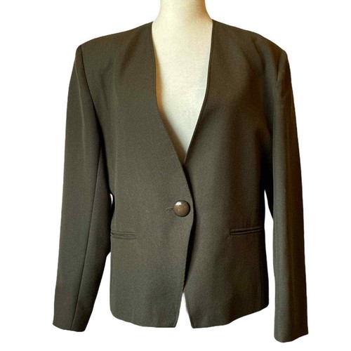 Vintage Larry Levine Blazer Olive Green 