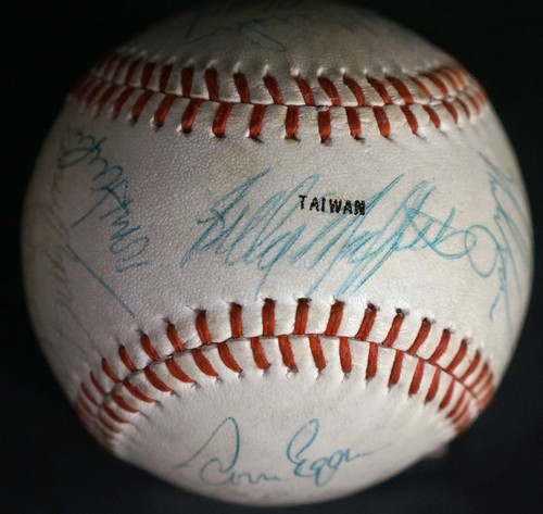 California Angels Signed 1975 Team Baseball 23 Sigs Auto PSA/DNA COA Nolan Ryan - Picture 5 of 11