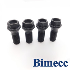 4x M14x1.25 27mm Radschrauben, Original-Zubehör-Hersteller Stil, Bimecc für BMW 7er F01 F02 G11 G12