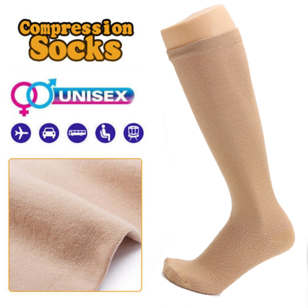 Compression Socks Wide Calf for Swelling Pain Edema Relief Nursing S-XL-image