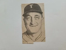 Lena Blackburne Toronto Maple Leafs 1932 Baseball Player Panel RARE! 