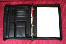 LEONHARD HEYDEN Berlin Schreibmappe Aktentasche Leder schwarz