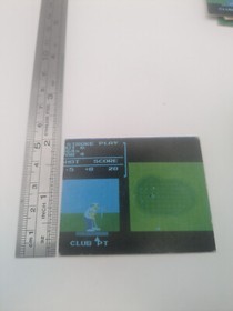 GOLF #41 Family Computer Card Menko Amada Famicom Konami Vintage 1985 Japan A4