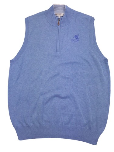 Peter Millar Mens XL Heather Blue Silk 