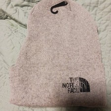 The North Face Knit Beanie Snow Hat-grey with Logo