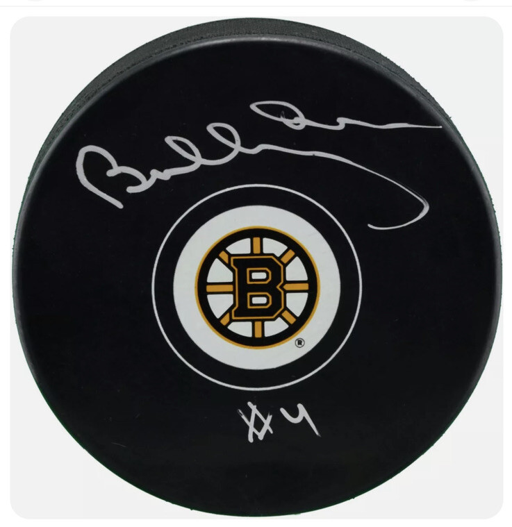 Bobby Orr Autographed Signed Boston Bruins #4 Hockey Puck - Fanatics Authentic L@@K 
