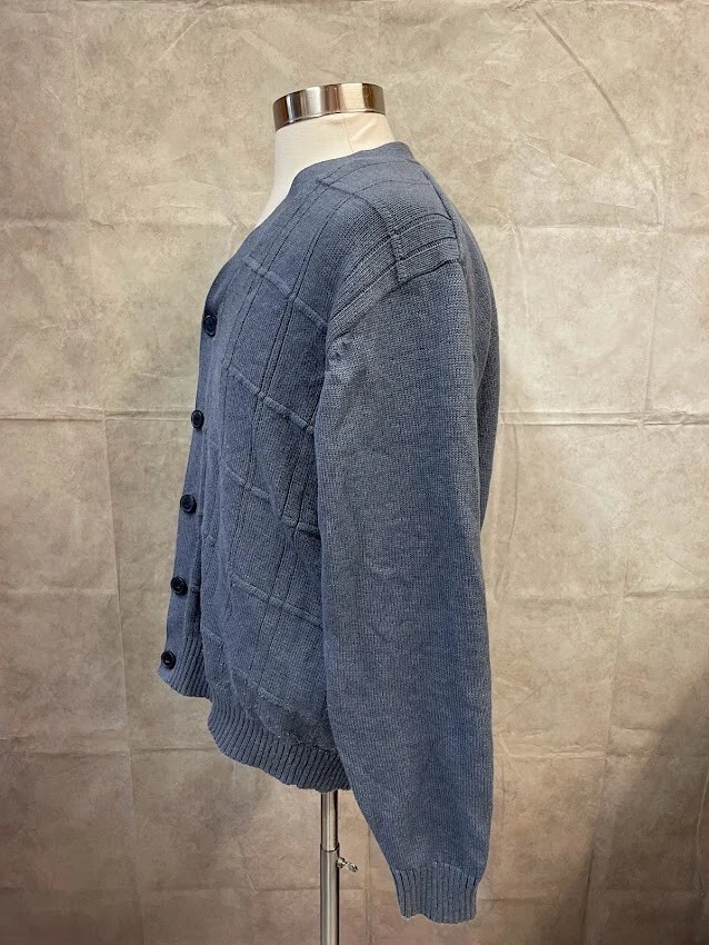 Cárdigan Oscar De La Renta Para Hombre Manga Larga Cuello en V Botón Delantero Talla L Foto 2 de 4