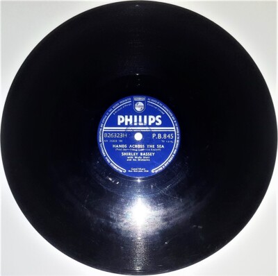 Shirley Bassey - P.B.845 - Hands Across The Sea - 10'' Shellac Record - G+