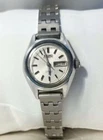 Vintage Women Seiko Hi Beat Watch 17j Automatic 2206-0111 Date Day Ind Bracelet