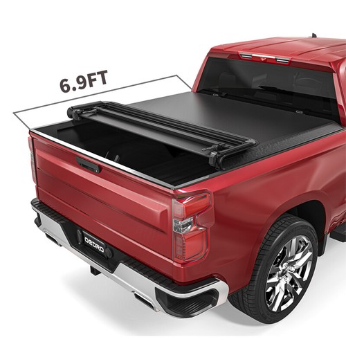 OEDRO 6.9ft 4Fold Tonneau Cover for 20202024 Silverado Sierra 2500HD