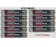 OTR Hi-Temp #2 Grease NLGI Red 14 oz Set of 9
