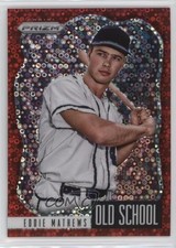 2021 Panini Prizm Old School Red Donut Circle 7/99 Eddie Mathews #OS-4 HOF o3p