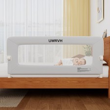 Safety Folding Bed Guard Rail for Toddlers Fits Twin/Full/Queen/King Beds 821