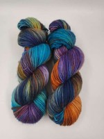 HandgefäRbtes 100% Merino Single Garn 100 G - Z.B. MüTzen *** Alles Bunt