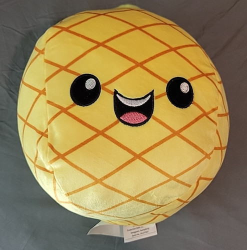 MSA Trading Plush Pineapple Happy Face 12" Very Good