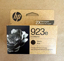 HP Genuine Original 923e EvoMore Black Ink Cartridge