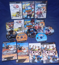 PS2; R:Racing Evolution, Arctic Thunder, Sims, Sims Bustin' Out, Tony Hawk's 4