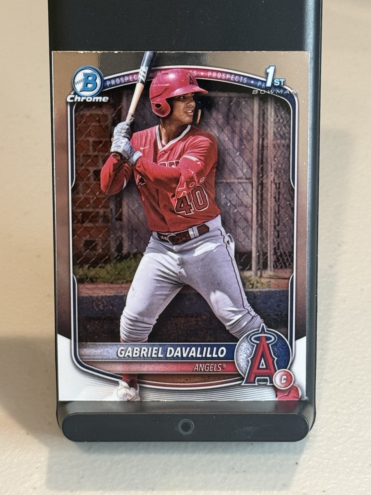 2025 Bowman Chrome Gabriel Davalillo #BCP-178 1st Bowman Prospect Angels