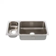 Elkay ELUH3219 Lustertone 30/70 Double Bowl Undermount Stainless Steel (READ)