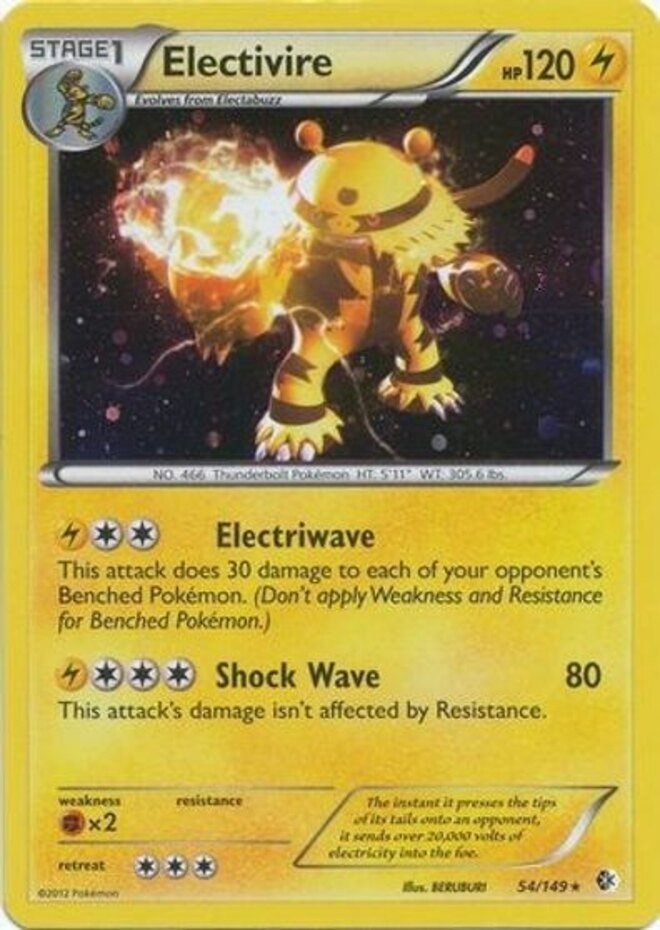 Pokemon Promo Cards Electivire - 54/149 - Cosmos Holo x1 NM-Mint Pokemon