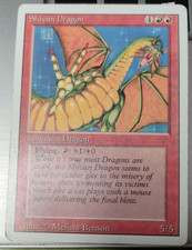 MTG Shivan Dragon - Drago di Shivan - Magic The Gathering - Revised