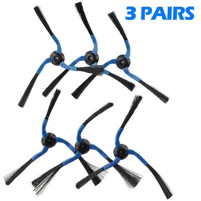 3pairs Side Brushes For Navibot Robot VC-RM84V SR8845 Vacuum Cleaner Parts