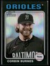 2025 Topps Heritage Chrome Corbin Burnes Black Refractor /75 #276