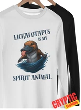 lICKALOTAPUS is my Spirit Animal MEME SHIRT Funny Platypus Rude Adult Pussy TEE