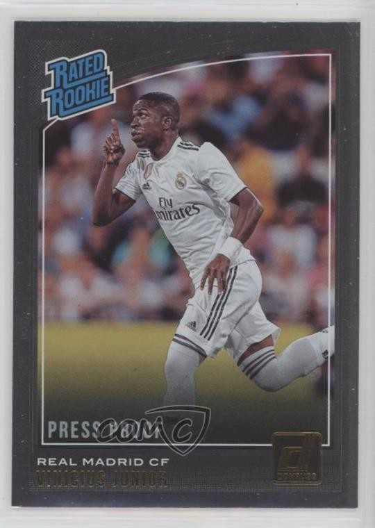 2018 Panini Donruss Rated Press Proof Silver Vinicius Junior #177 Rookie RC 0rz0