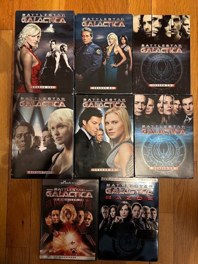 Battlestar Galactica COMPLETE SERIES + Razor & Miniseries Lot