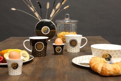 Goebel Lotus Coffee-/Tea Mug Blume des Lebens weiß