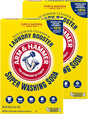 Arm & Hammer Super Washing Soda 1.55Kg (55Oz) - Pack of 2