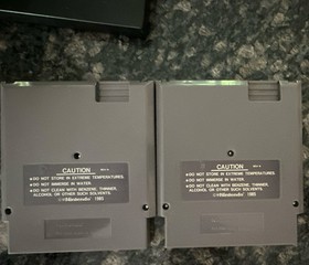 Nintendo Tetris Puzzle NES Juego Cartuchos Lote de 2 NTSC-U/C 1988 con Manual y SLV