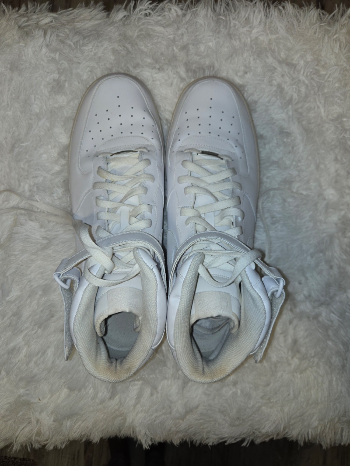 Men white tennis shoes Nike size 17 thumbnail 4