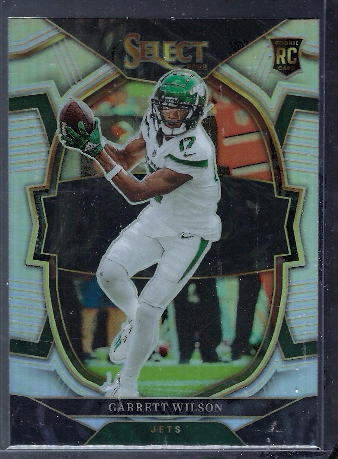 2022 Select Garrett Wilson #88 Silver Prizm RC Rookie New York Jets