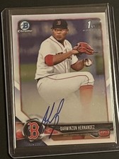 2018 Bowman Chrome - Prospect Autographs Darwinzon Hernandez #BCPA-DH (AU, RC)