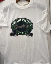 Vintage 90’s Beverly Hills Rodeo Drive 90210 Single Stich T Shirt Size Large