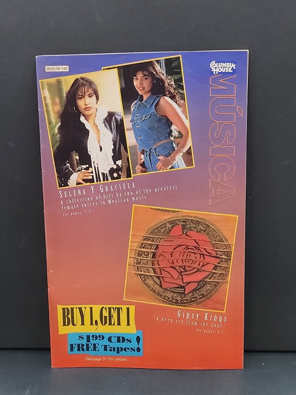 Columbia House Musica Catalog Spanish Edition From The 90's