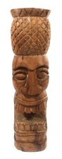 Pineapple Tiki Totem 12" Natural - Hospitality Tiki yda1101230