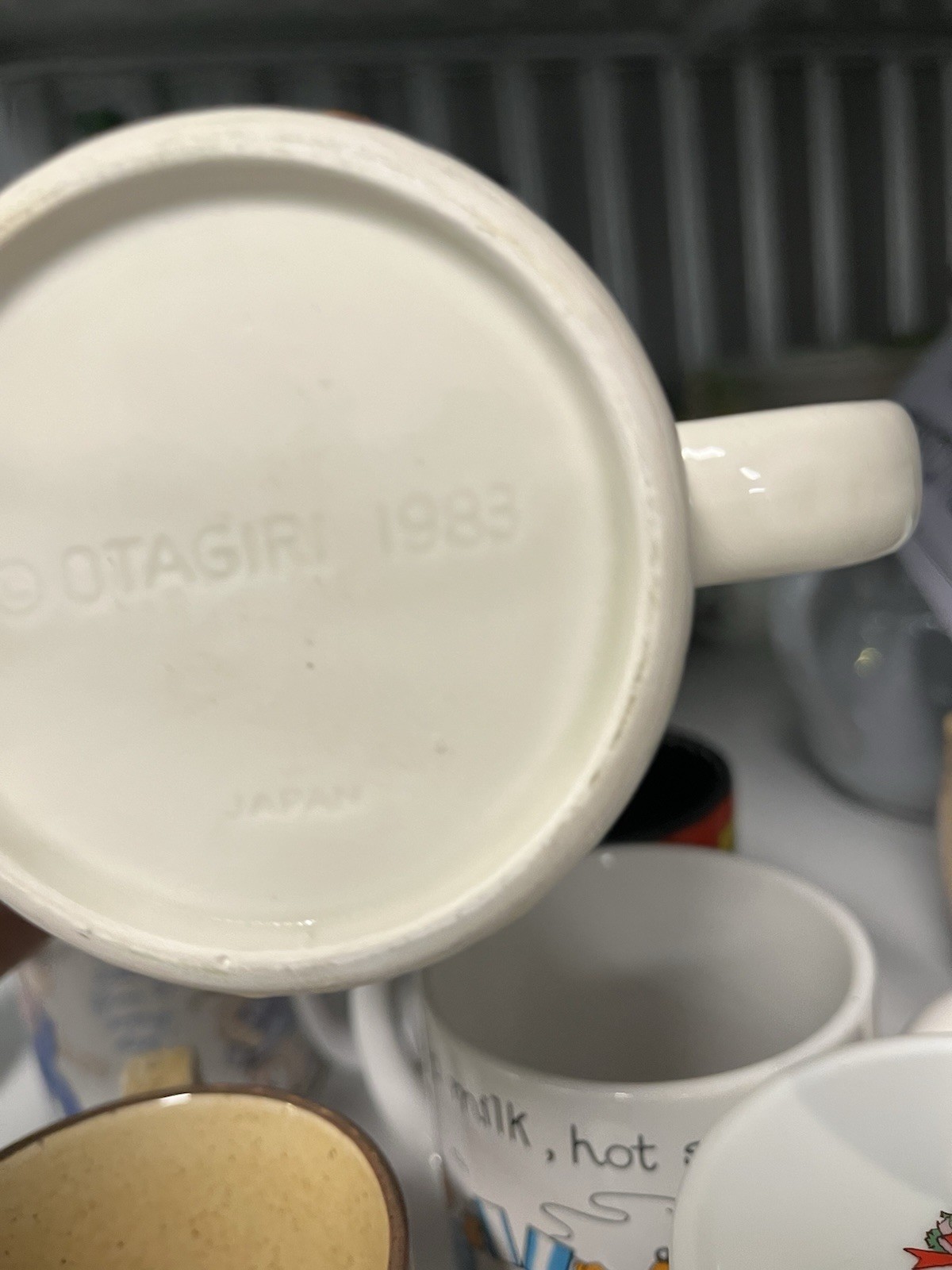 Robinson Ransbottom Roseville Ohio Pottery Stoneware Pitcher Blue Stripes 1 Qt