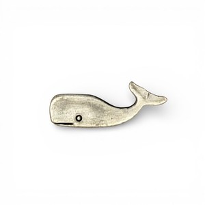 Vintage Whale Lapel Pin Mini Metal Animal Sea Life Nautical Collectible