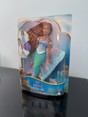 Disney The Little Mermaid Live Action Transforming Ariel Doll New 2023